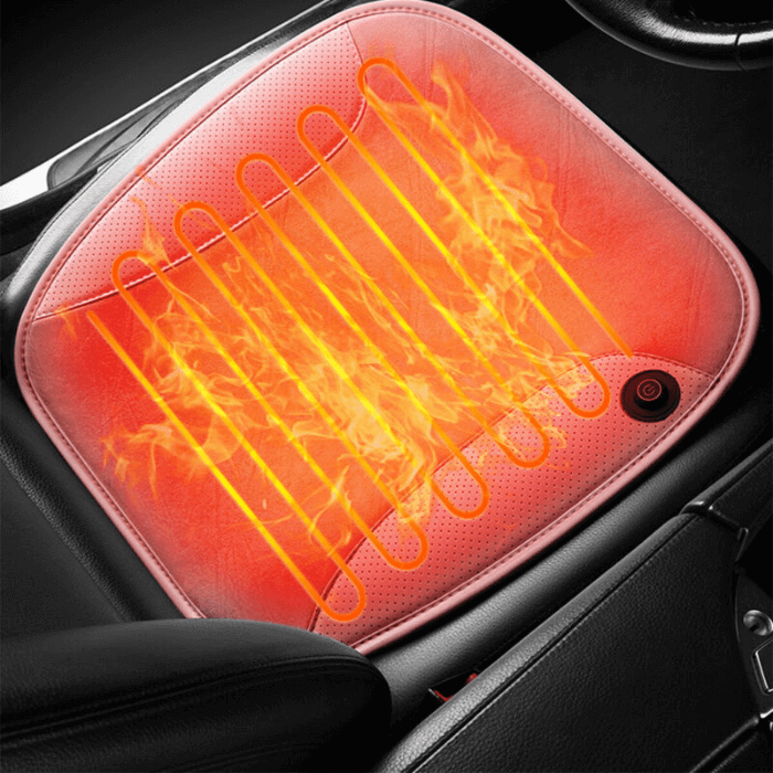 Heated pad for car best sale