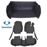 CarLux™ Complete Floor Protection Set: 3D Boot Liner and Car Mats For Your Ssangyon