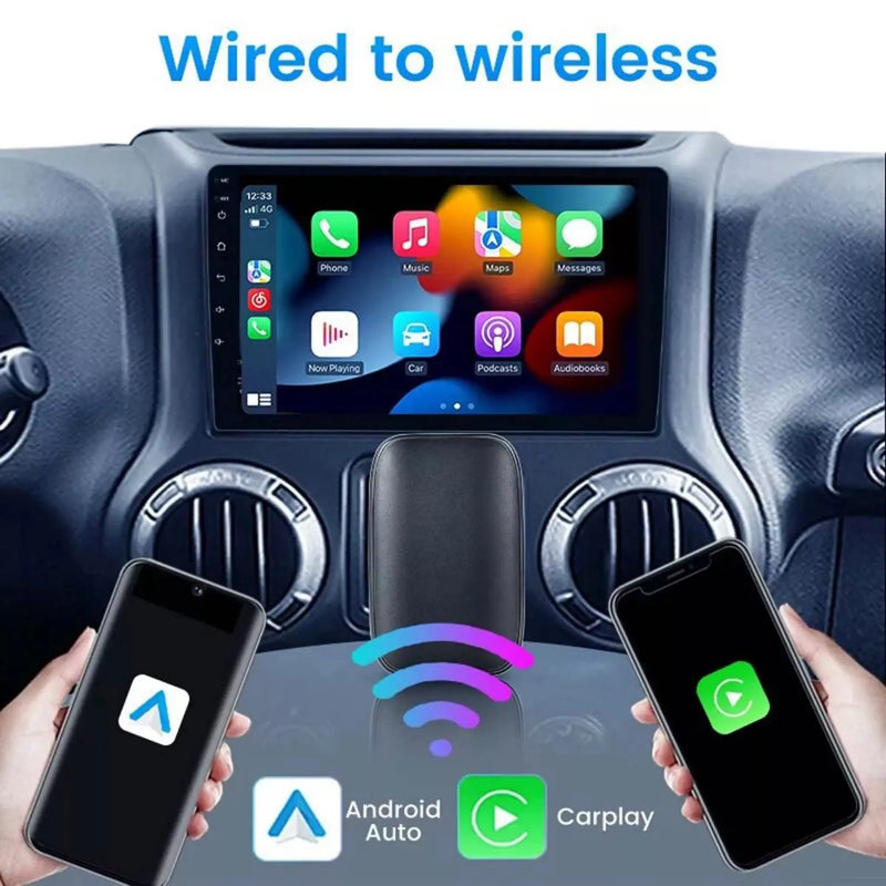 50% Off - Mini 2 in 1 Wireless For Apple Carplay Android Auto Adapter