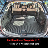 CarLux™  Custom Made Trunk Boot Mats Liner For Mazda