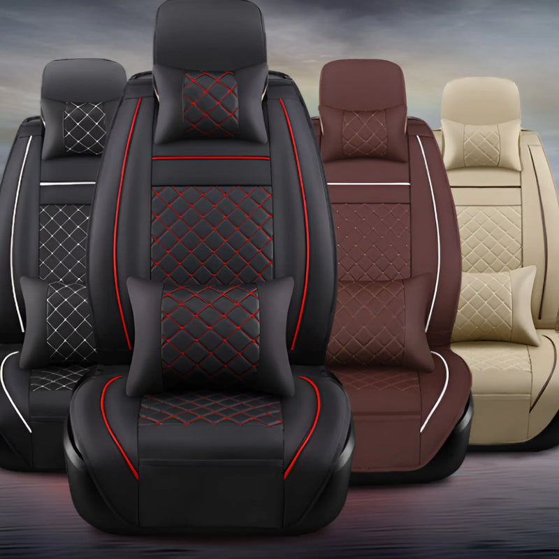 ShieldGuard™ Front and Rear Seat Covers Diamond Pattern