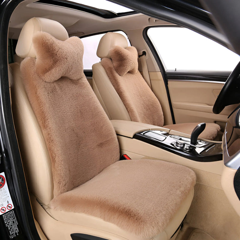 Deluxe Winter Sheepskin Car Seat Covers for Nissan