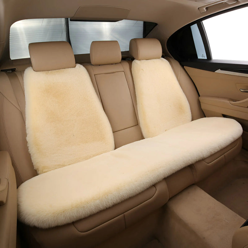 Deluxe Winter Sheepskin Car Seat Covers for Nissan