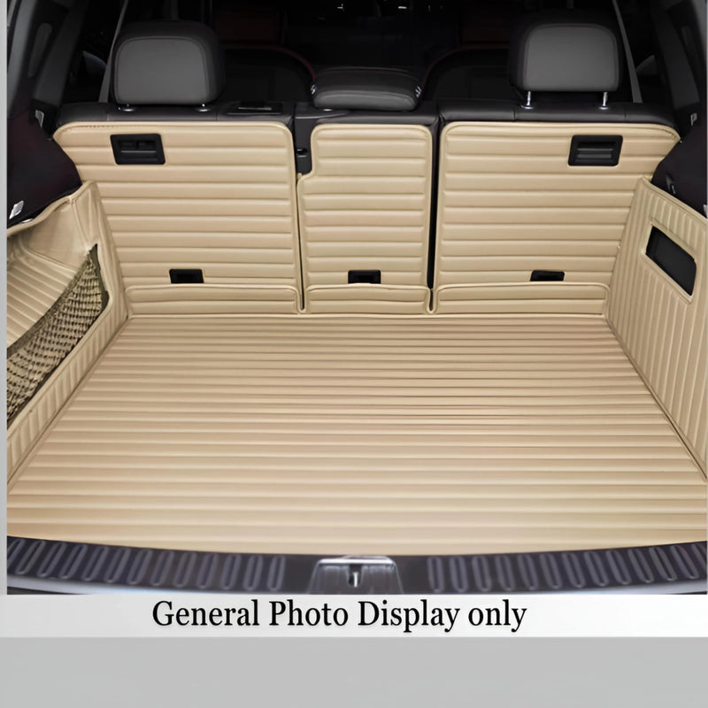 CarLux™ Custom Made Nappa PU Leather Trunk Boot Mats Liner For Fiat