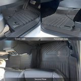 3D Rubber Car Floor Mats For Ford Ranger Next-Gen 2022 Onwards