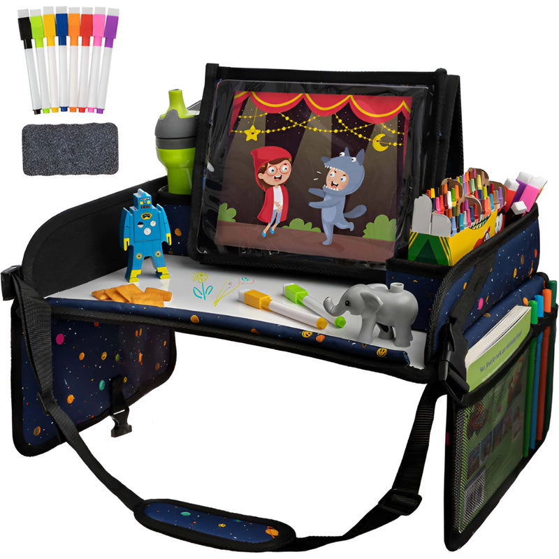 Kids Travel Tray with Dry Erase Board