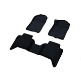 TruFit 3D Rubber Car Floor Mats Fits Ford Ranger Dual Cab 2022 - Onwards 3D Kagu