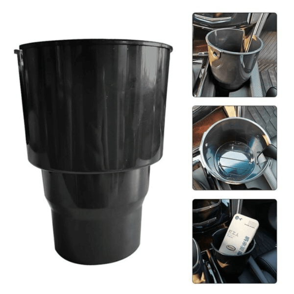 Universal  Black Car Cup Holder Adapter For Car, Truck, RV and Boat